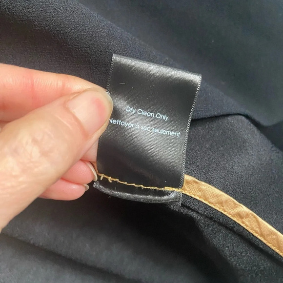 Monk & Lou tuxedo collar flowy draped  one button jacket with pockets size S - Picture 6 of 13